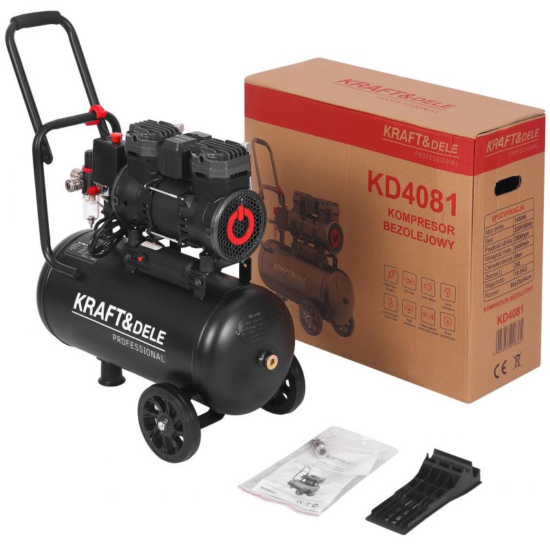 Kompresor bezolejowy 24L 1450W KD4081