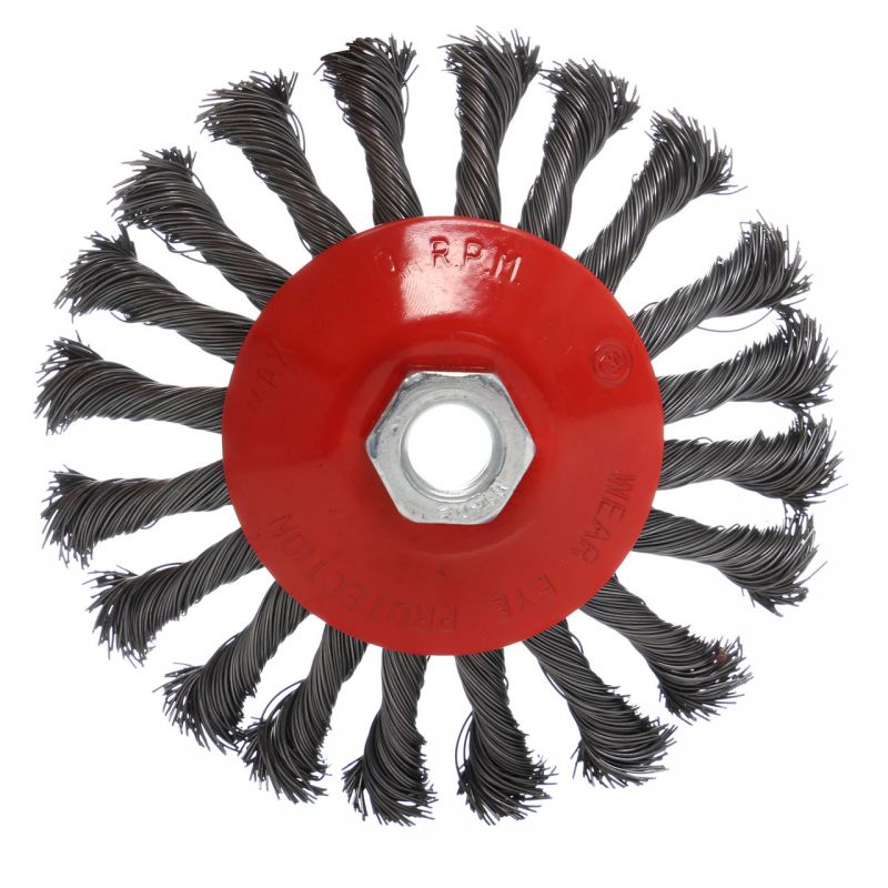 Szczotka obrotowa boczna pleciona KD10987