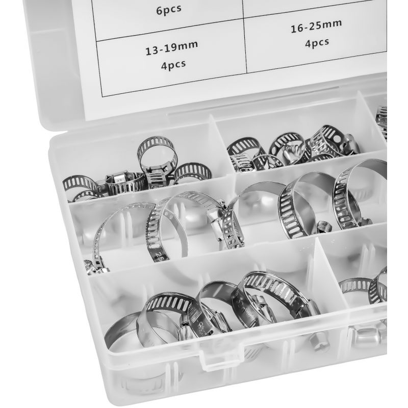 Zestaw opasek zaciskowych ślimakowych 34EL. KD10866