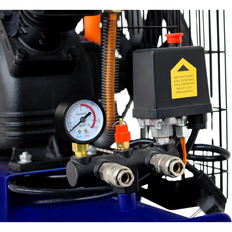 Kompresor olejowy 100L 2800W niebieski KD4058