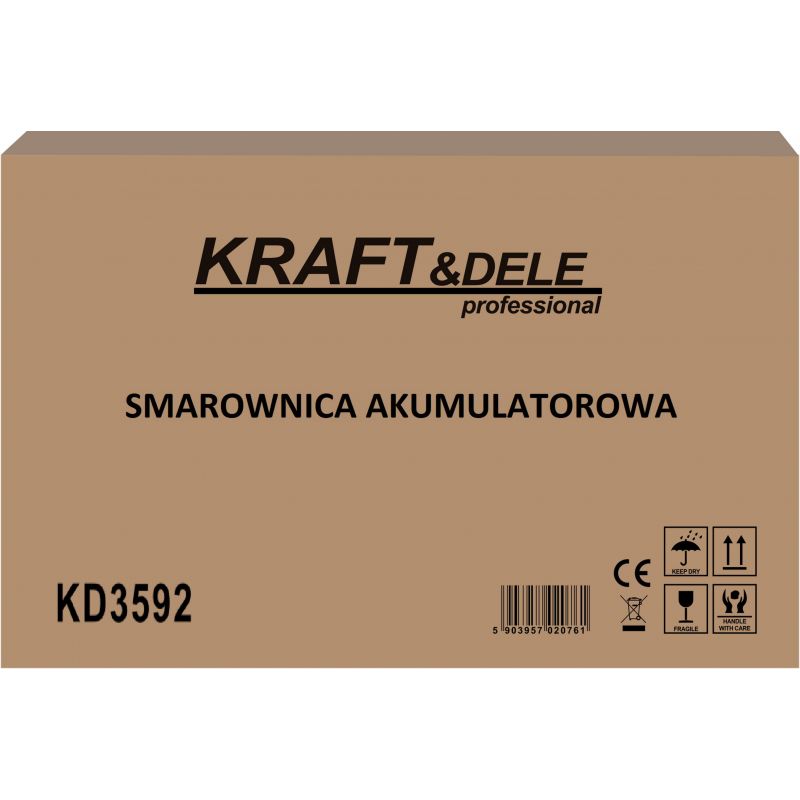 Smarownica akumulatorowa 21V 3Ah + walizka KD3592
