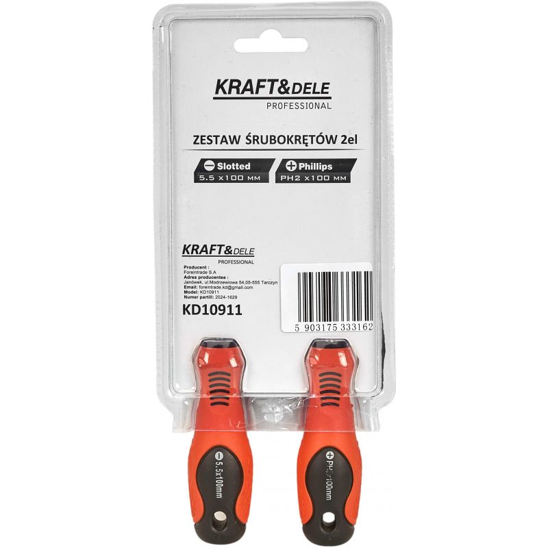 Zestaw śrubokrętów 2el. KD10911