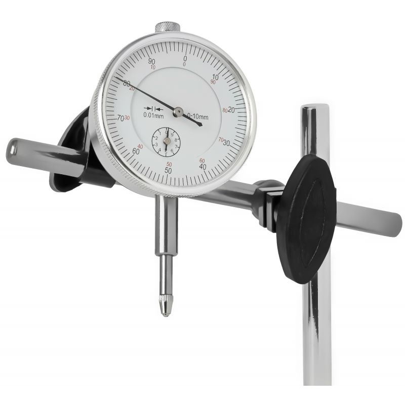 Czujnik zegarowy + statyw magnetyczny 0-10mm + końcówki KD11291