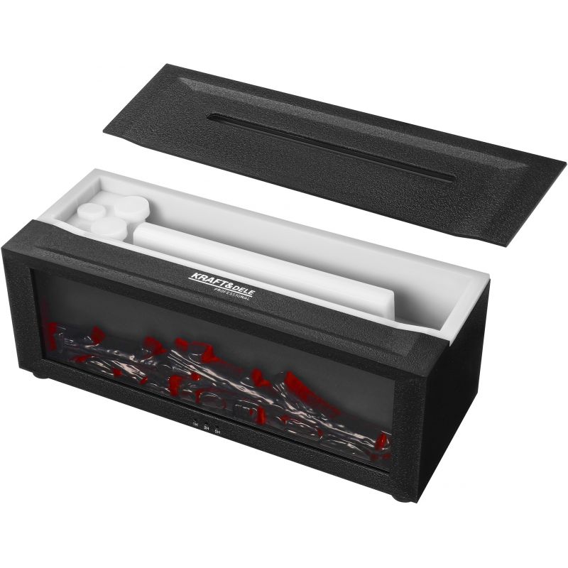 Nawilżacz powietrza jonizator z efektem kominka LED KD4355