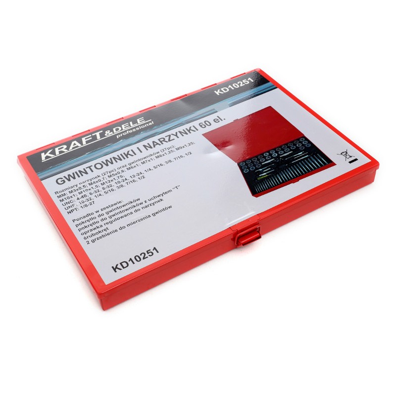 Gwintowniki i narzynki 60el. KD10251