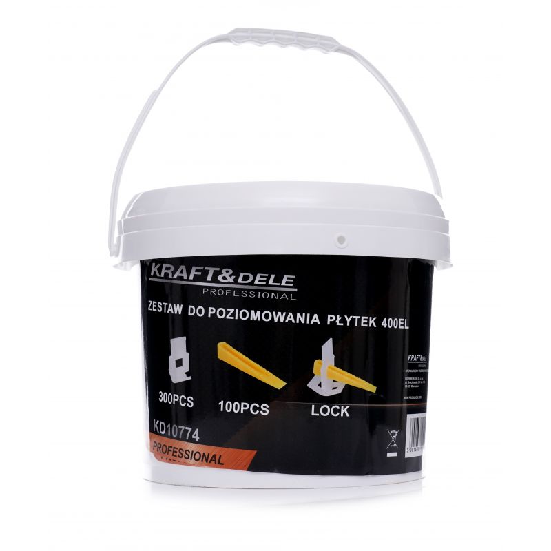 Sada na vyrovnávanie dlaždíc 400 ks, 2 mm, KD10774