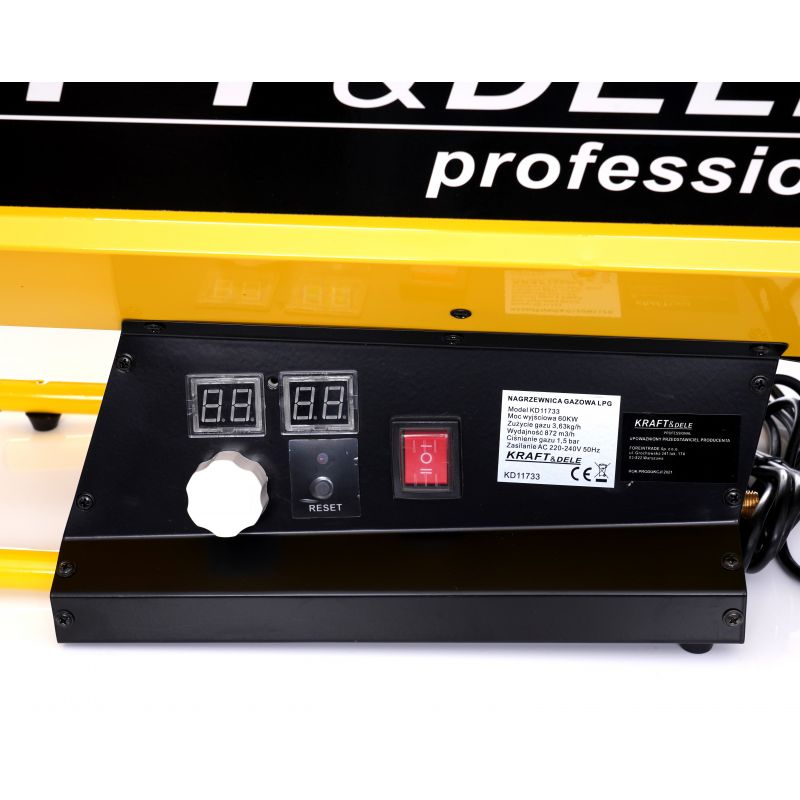 Nagrzewnica gazowa 60kW + reduktor AUTOMAT KD11733