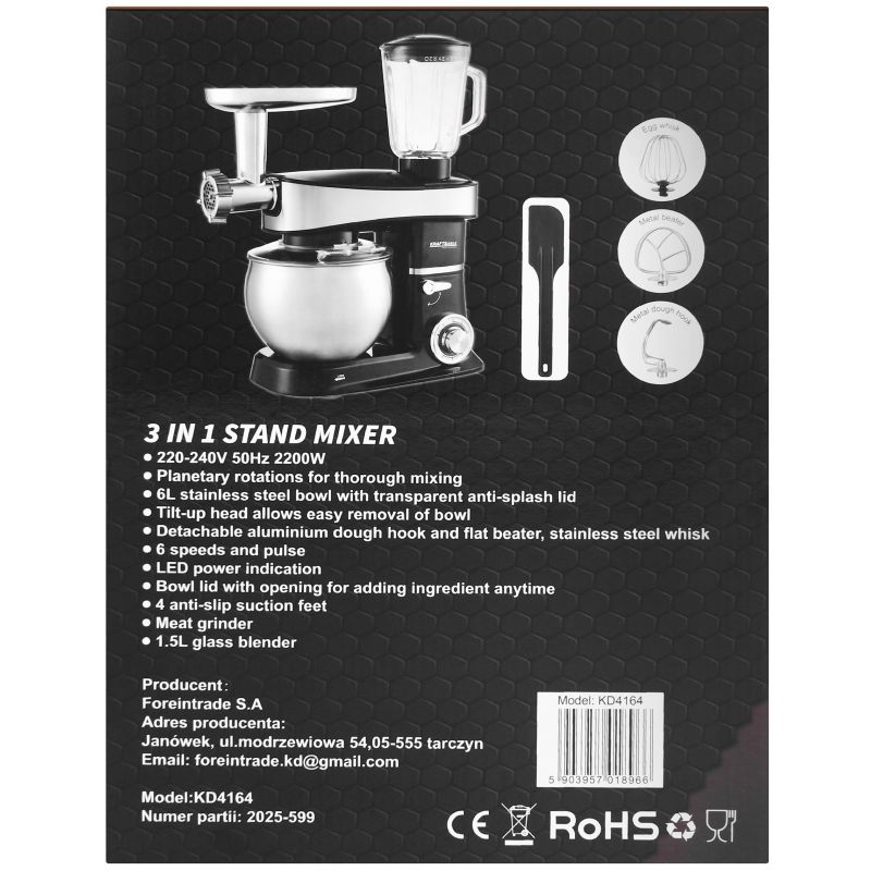 Kuchynský robot 6L 2200W KD4164