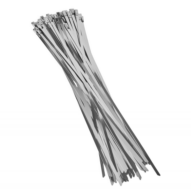 Opaski zaciskowe stalowe/metalowe 4,6 x 300 100EL. KD10864