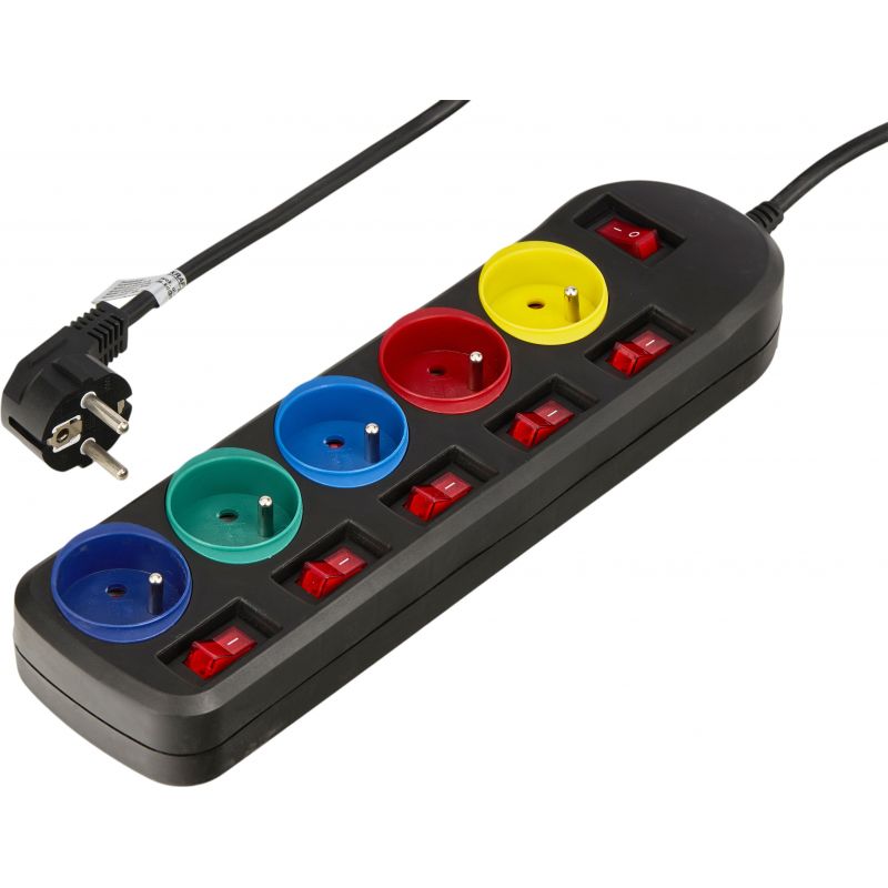 Przedłużacz 5m 5gniazd KD4002