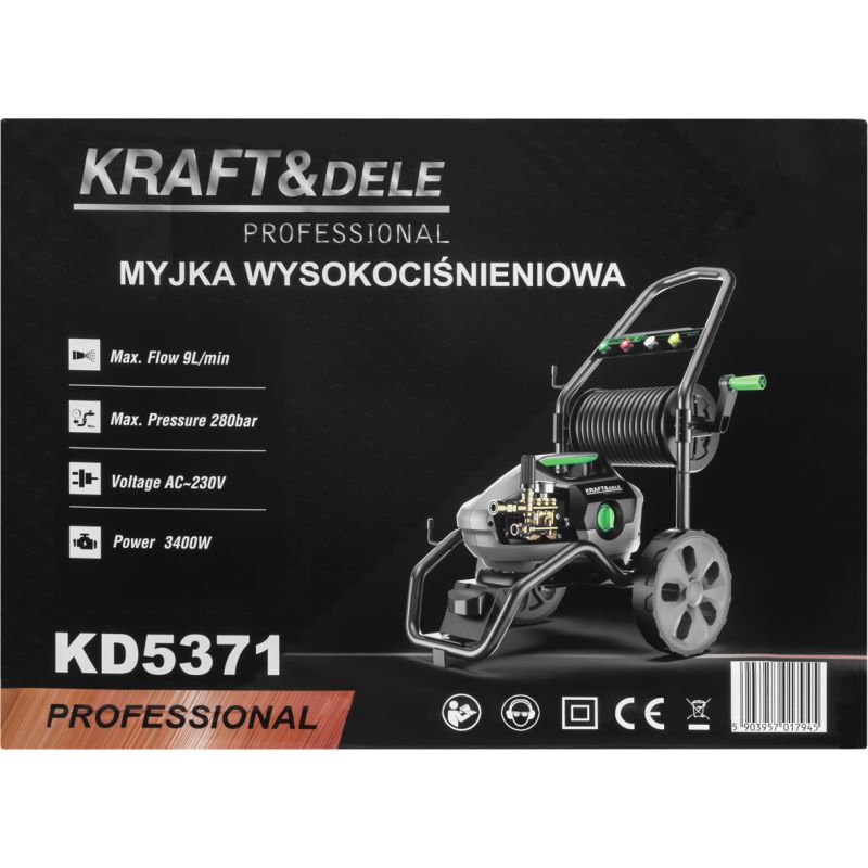 Myjka wysokociśnieniowa 3400W 280BAR KD5371
