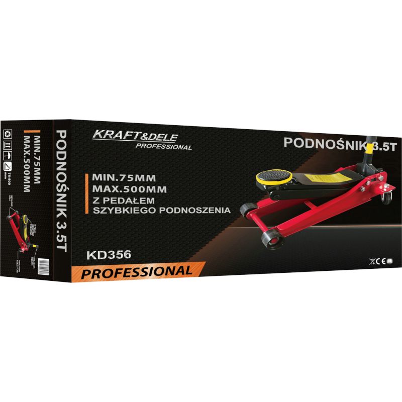 Podnośnik z pedałem 3,5T KD356