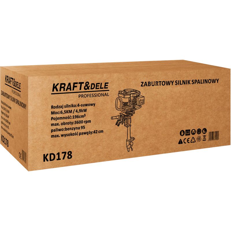 Silnik zaburtowy 4-suwowy 4,9KW KD178