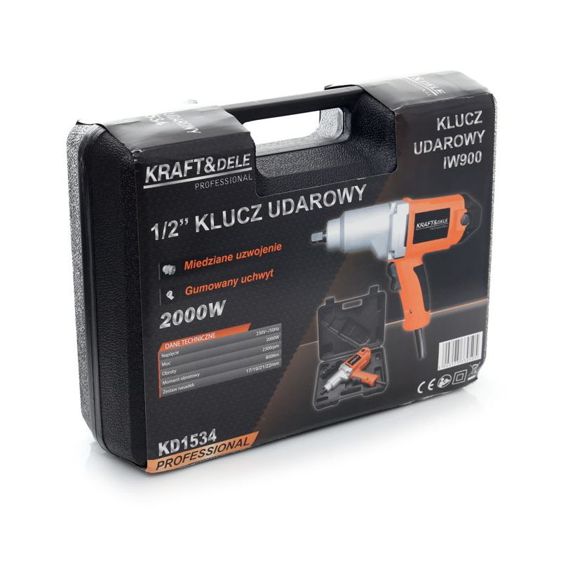 Klucz udarowy 2000W 800Nm KD1534