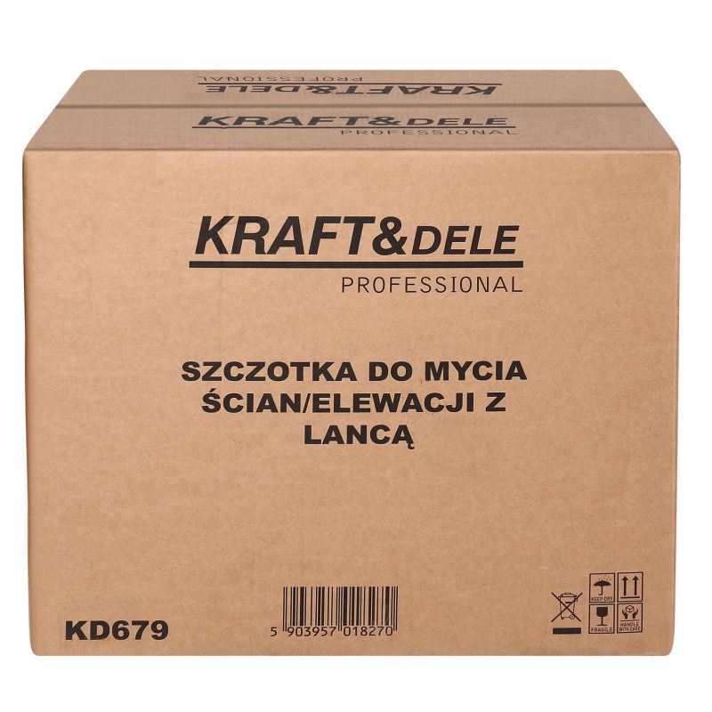 Szczotka do mycia kostki/elewacji z przedłużką KD679