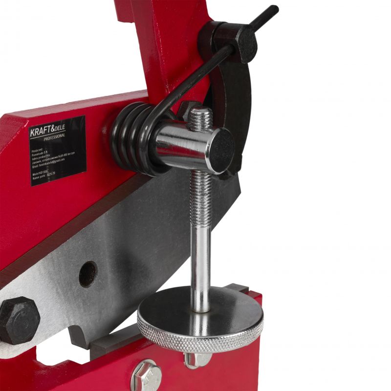 Gilotyna ręczna 5" do blachy stalowej prętów nożyce