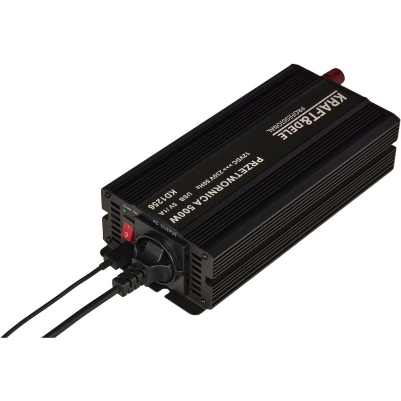 Przetwornica napięcia 12V na 230V 500/1000W CZYSTA SINUSOIDA KD1256