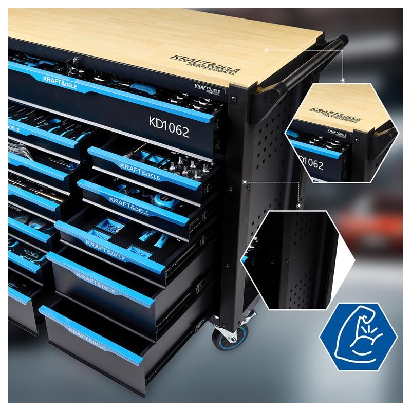 Szafka narzędziowa 501 elementów KD1062