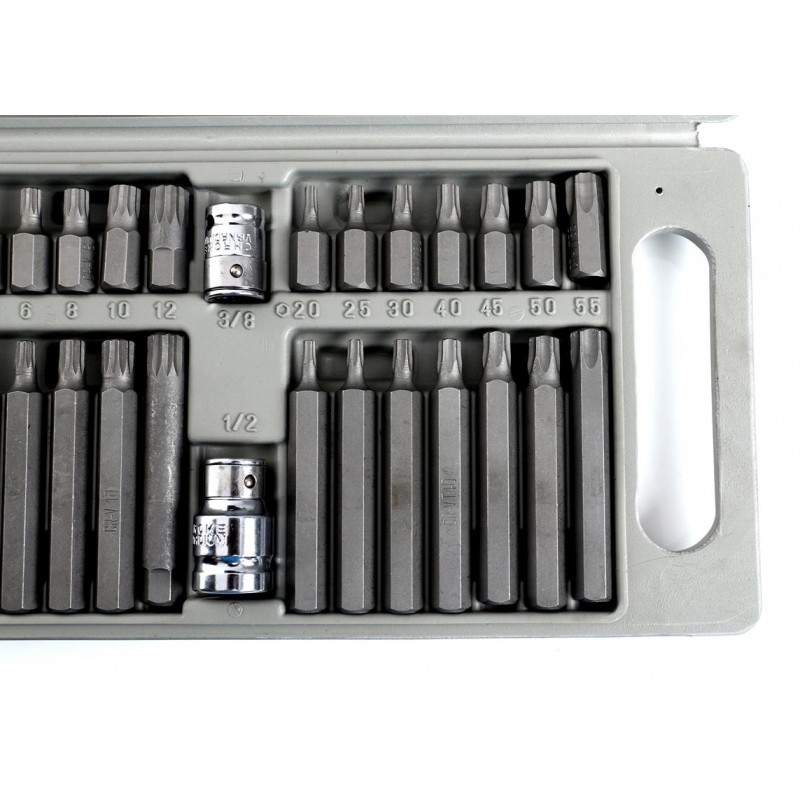 Komplet Bitów specjalnych KD10219 HEX, TORX, SPLINE 40cz