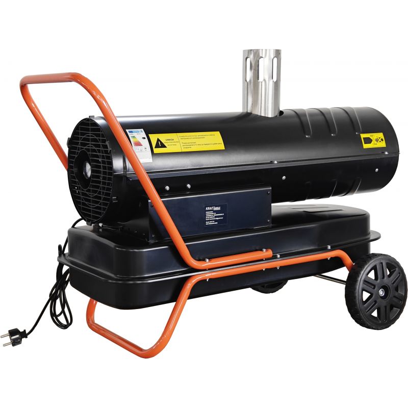 Nagrzewnica olejowa 30 kw / termostat / odprowadzenie spalin KD11715