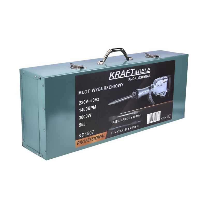 Młot udarowy kujący 3000W / 55J / KD1507