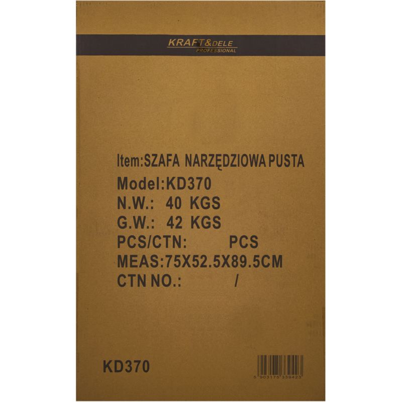 Szafa narzędziowa pusta KD370