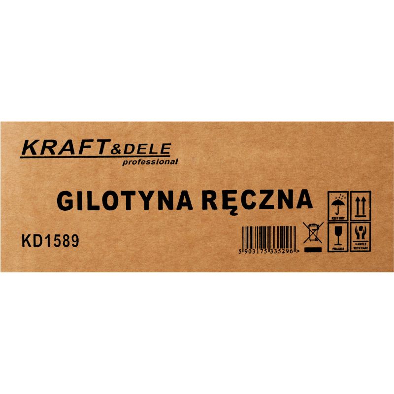 Gilotyna ręczna do blachy stalowej prętów nożyce HS-8 KD1589