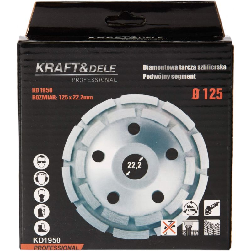 Tarcza szlifierska 125x22,2mm KD1950