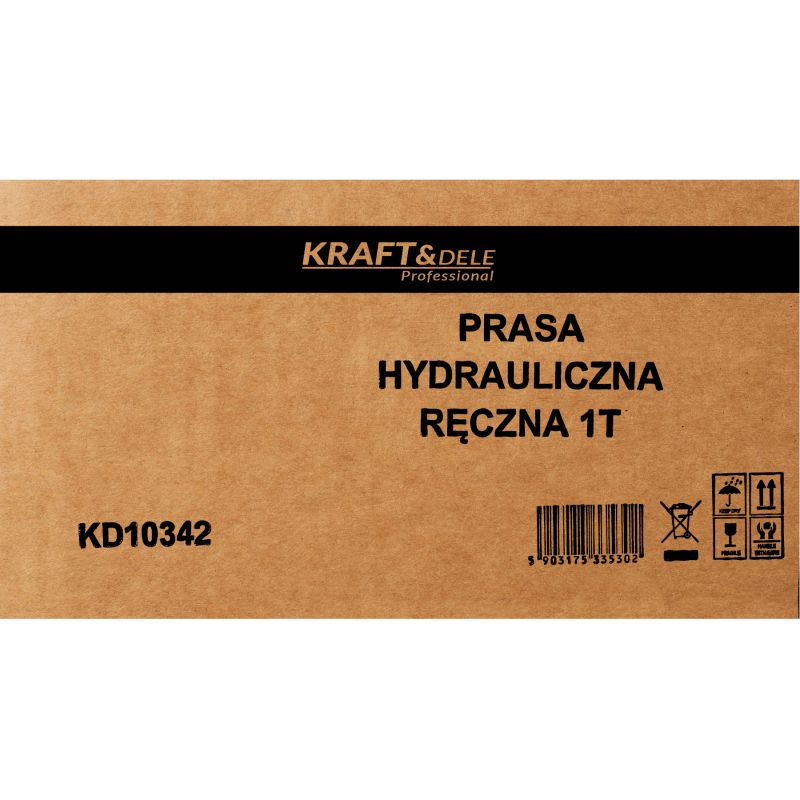 Prasa hydrauliczna ręczna 1T KD10342