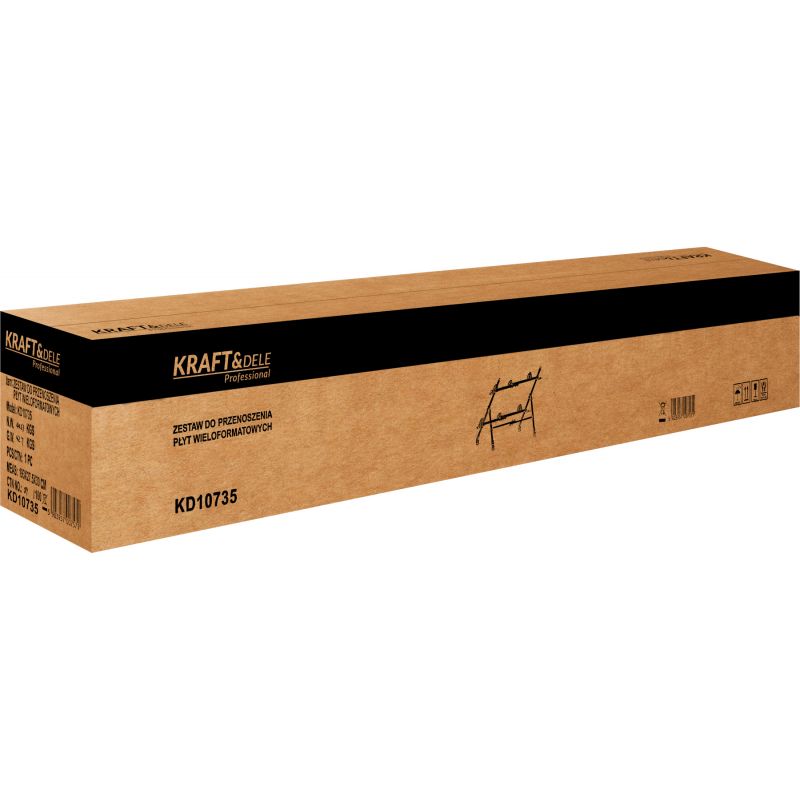 Zestaw do przenoszenia płytek / szyb dużego formatu 160 - 360 cm KD10735