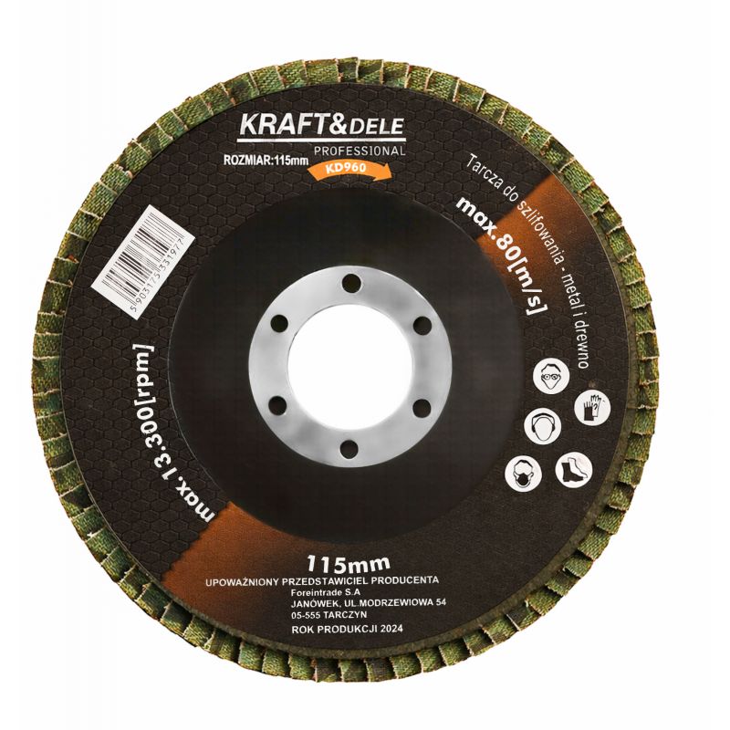 Tarcza listkowa 115mm P40 KD960