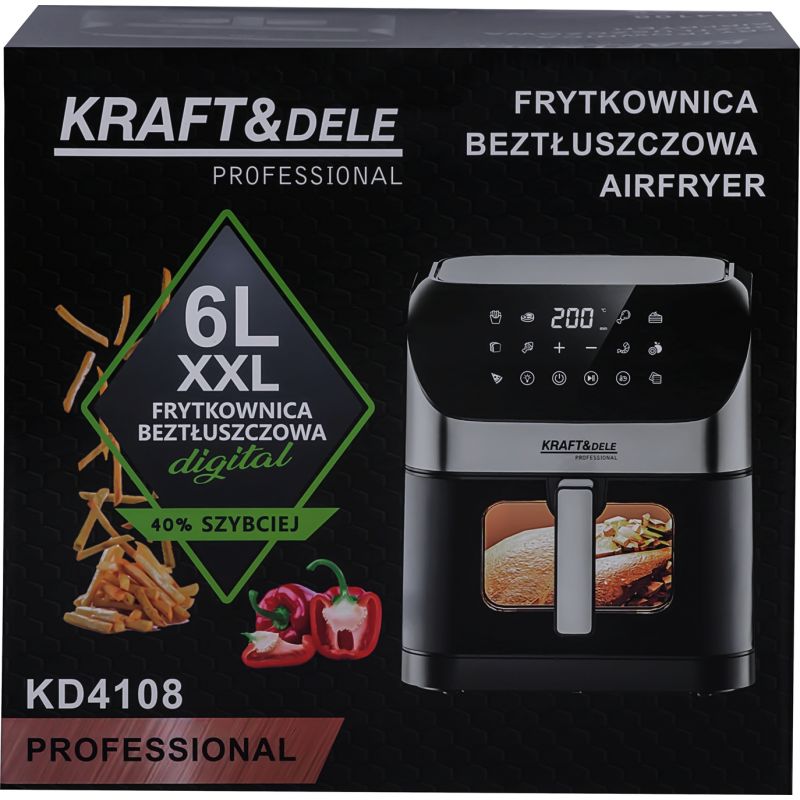 Bezolejová fritéza Airfryer 6 l, model KD4108