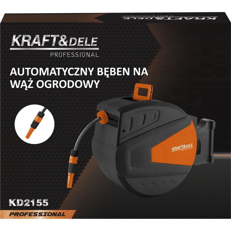 Wąż ogrodowy zwijany 40M+2M 1/2" KD2155
