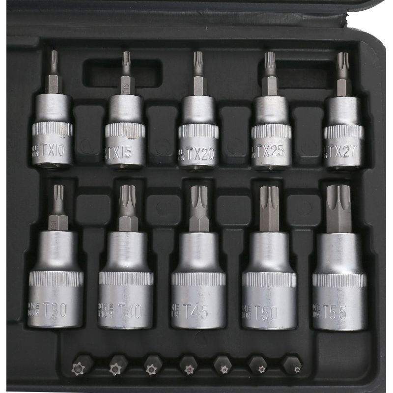 Zestaw Bitów i Nasadek Torx 30cz. KD10242