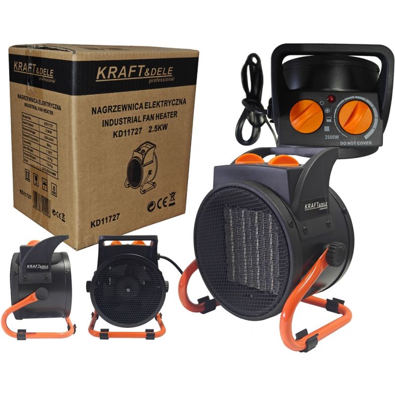 Nagrzewnica elektryczna farelka 2,5kW 230V KD11727