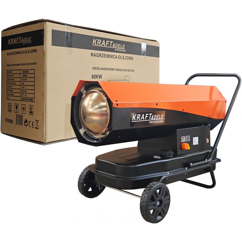 Olejový ohrievač 60 kW, model KD5960