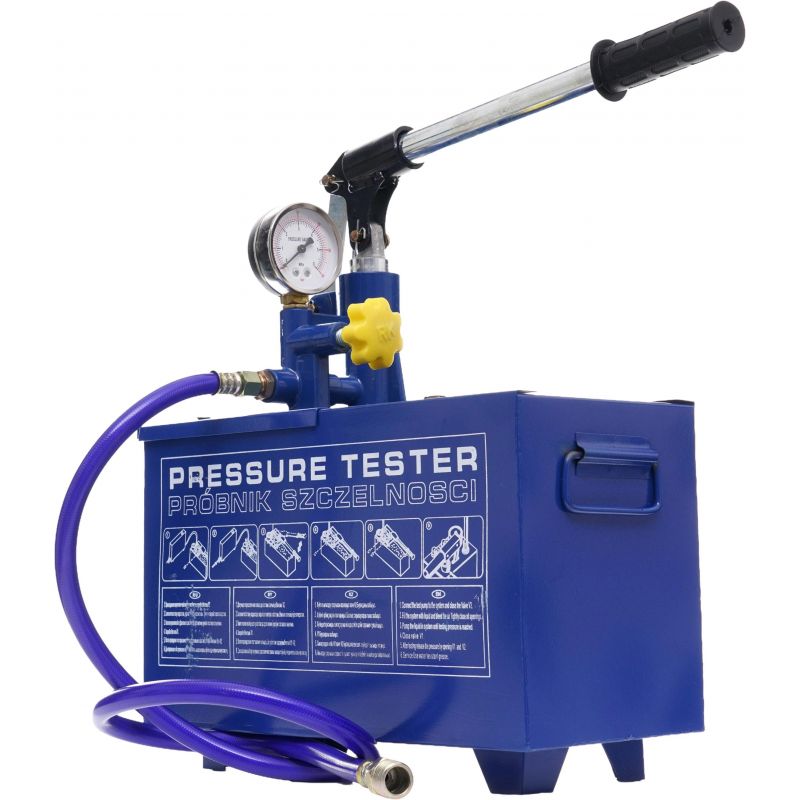 Pompa kontrolna do prób ciśnieniowych 0-40kg / 30ml / 12L KD10479