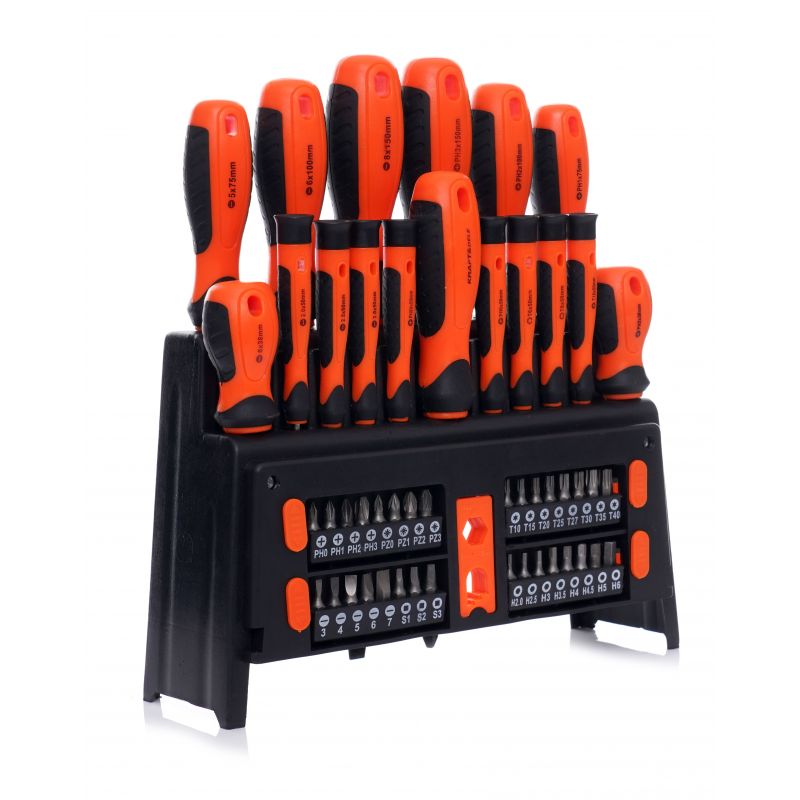 Zestaw śrubokrętów + magnetyzer 50szt. KD10950