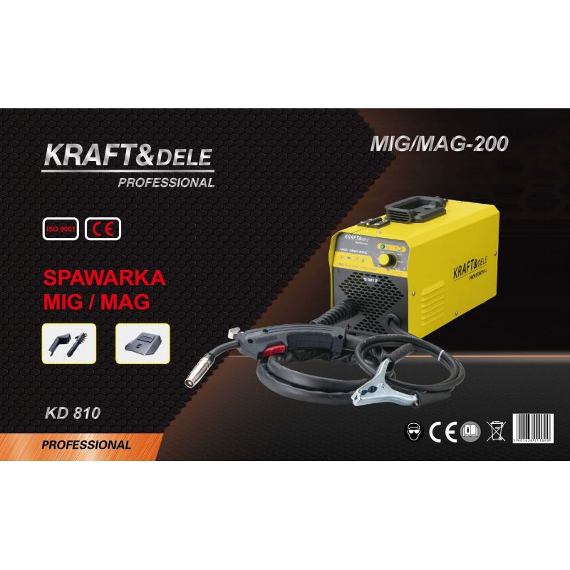Spawarka Inwertorowa MIG/MAG 200A KD810
