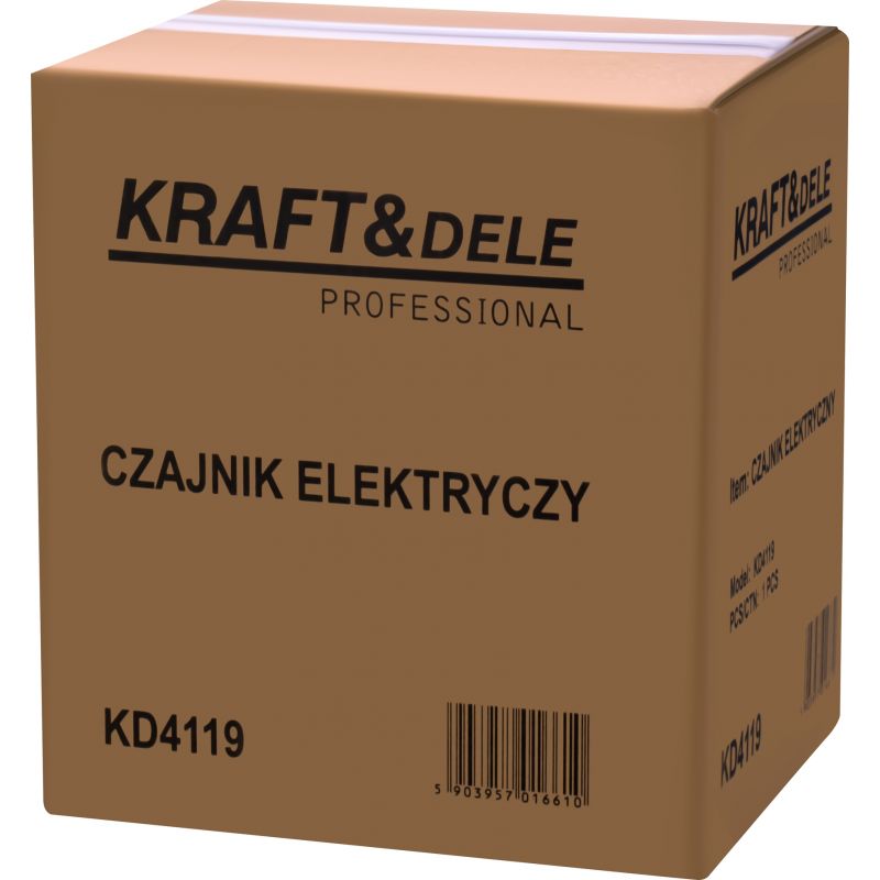 Elektrická kanvica, 2500 W, 2 l, s reguláciou teploty, model KD4119