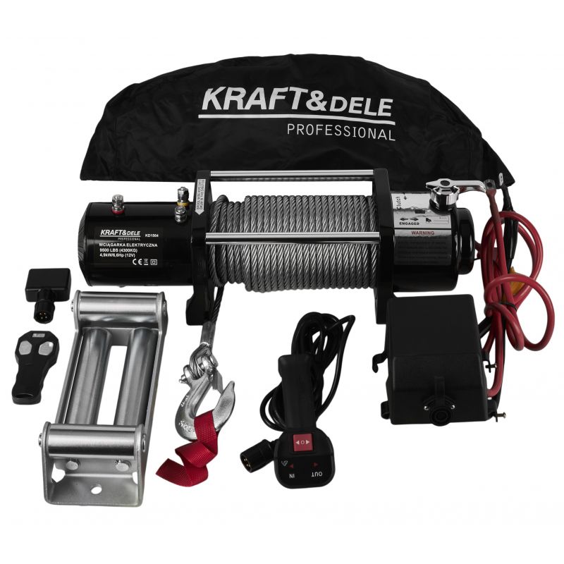 Wyciągarka - Wciągarka elektryczna KD1564 9500LBS 12V
