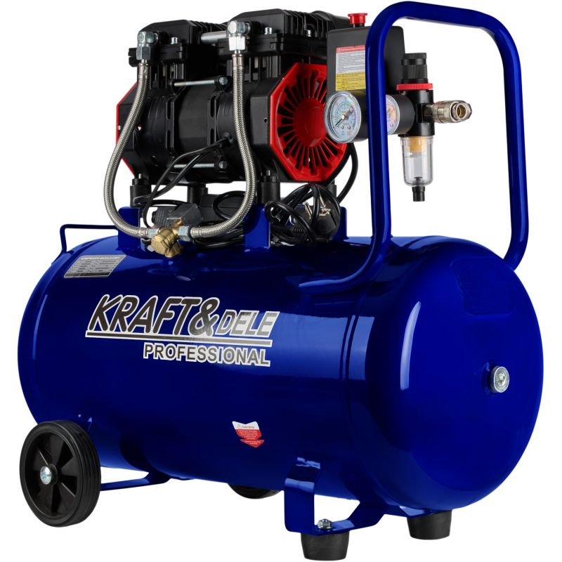 Bezolejový kompresor 50L, 1500W, 290L/min, KD4052
