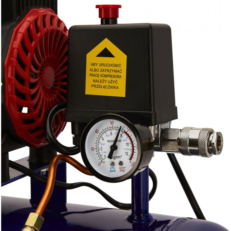 Kompresor Bezolejowy 24L 1390W 220L/MIN KD2128