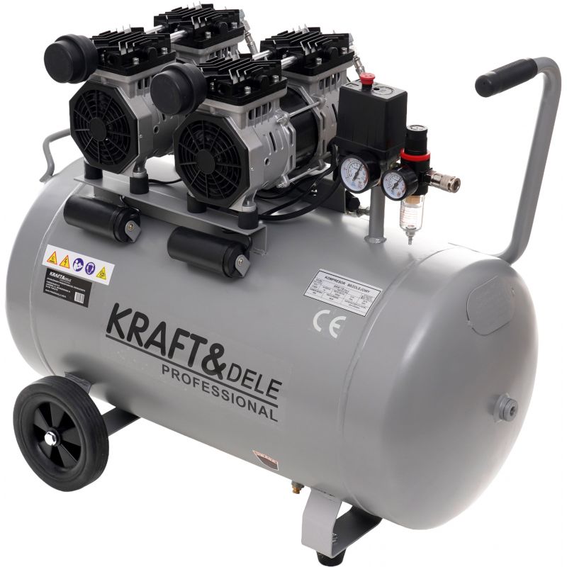 Kompresor bezolejowy 100L / 2 x 1500W KD1398