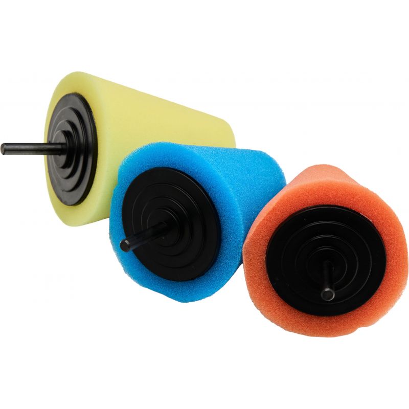 Gąbki polerskie stożek do felg 150mm zestaw 3szt. KD1592
