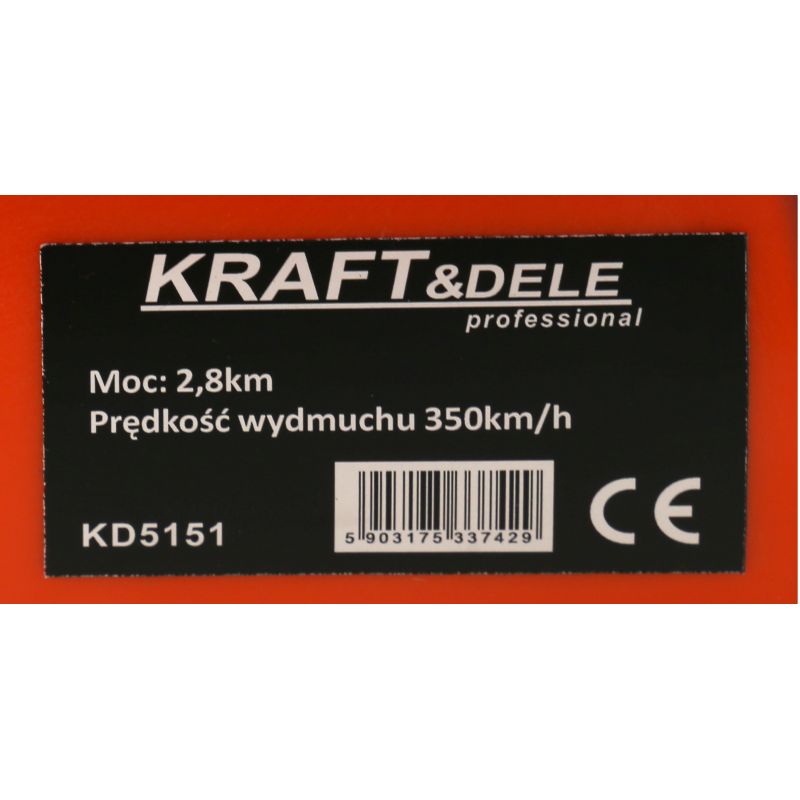 Benzínový fúkač/vysávač 2 v 1, model KD5151