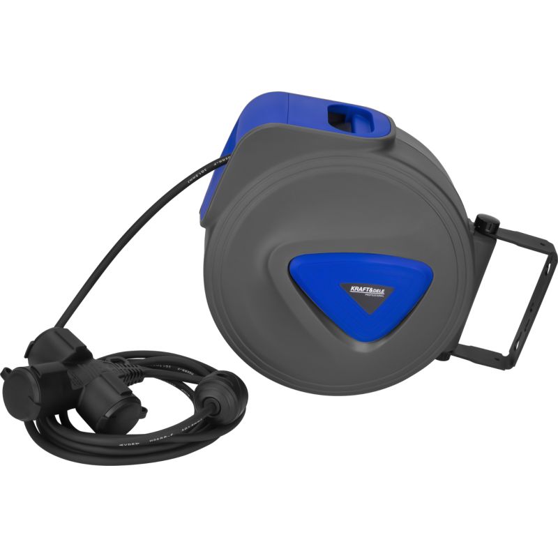 Przedłużacz ze zwijaczem 3x1,5mm 20m KD4047