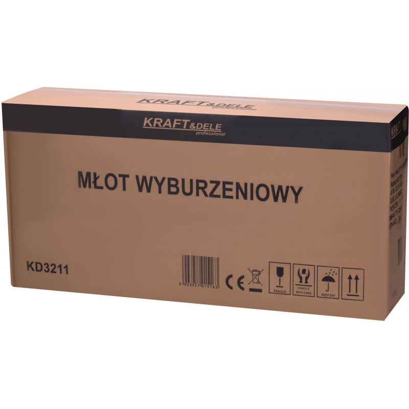 Młot wyburzeniowy 3200W 75J hex-gan KD3211