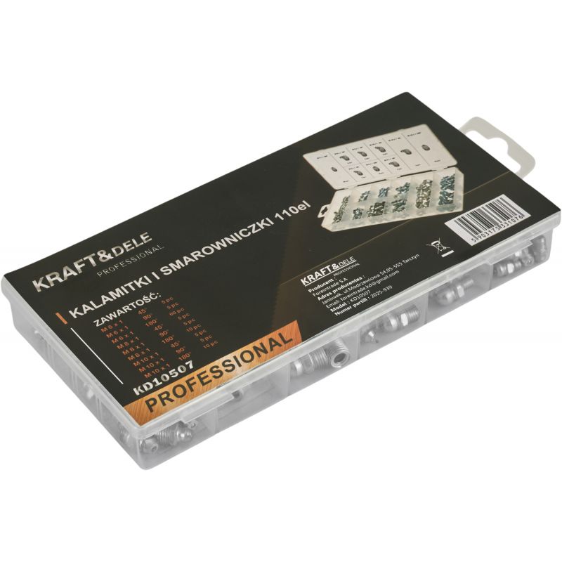 Kalamitki i smarowniczki 110 el. KD10507