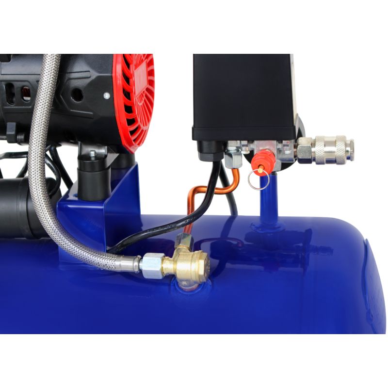 Kompresor bezolejowy niebieski 30L 230V 1500W KD4091